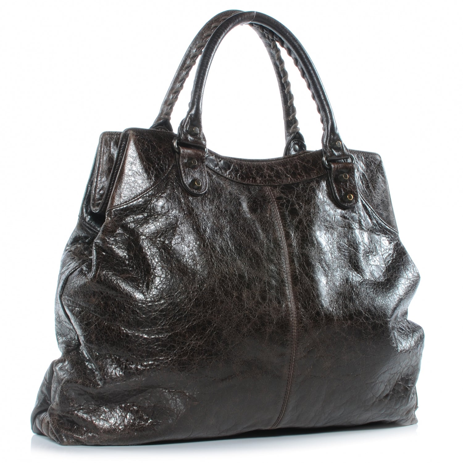 Balenciaga Chevre Brief Tote Cafe 3 of 9