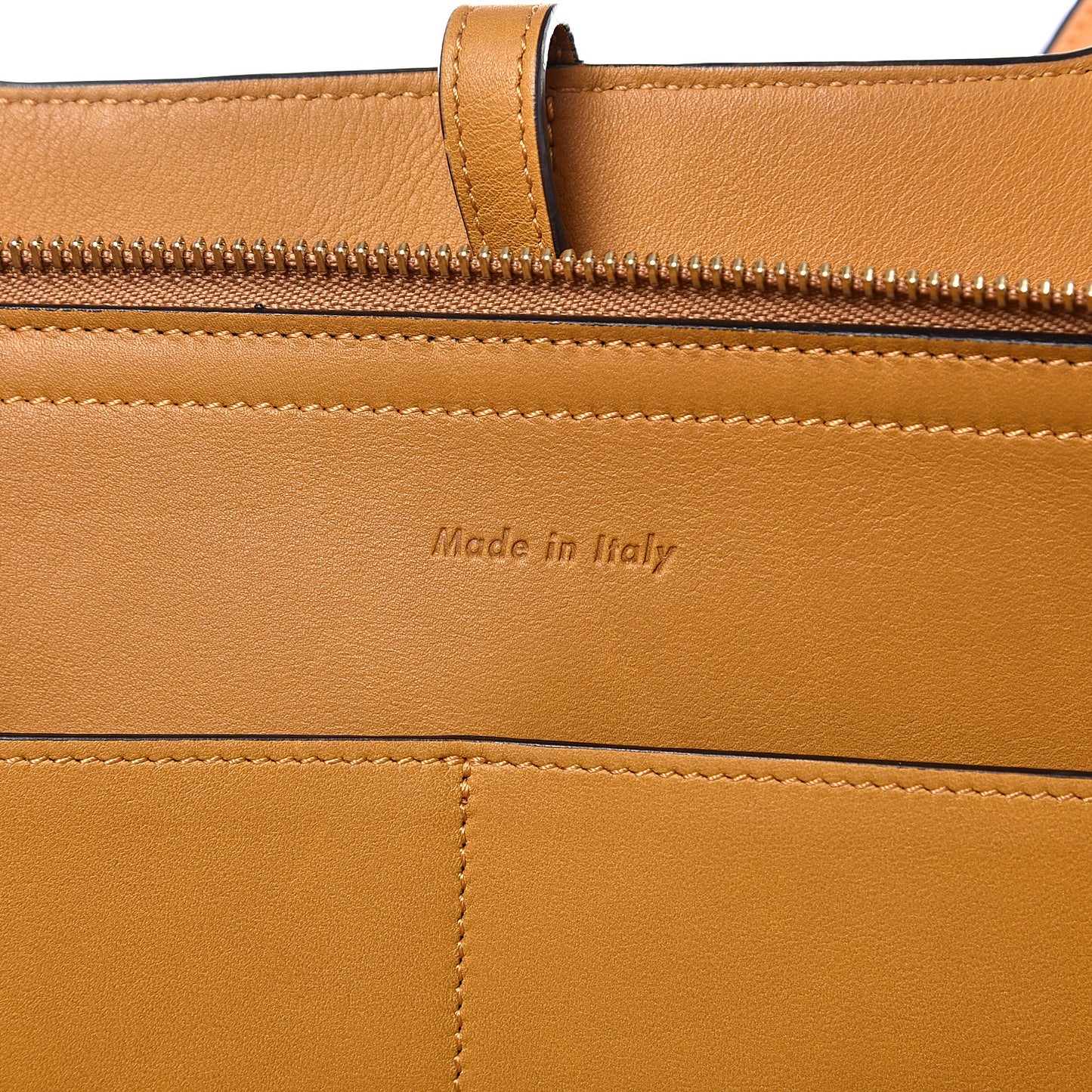 Supple Natural Calfskin Medium Tri-Fold Bag Blonde