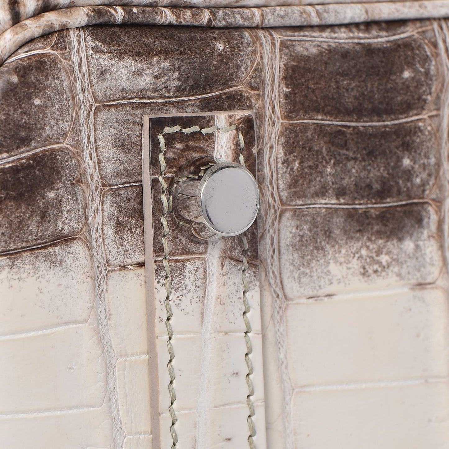 Matte Niloticus Crocodile Himalaya Birkin 30 Blanc