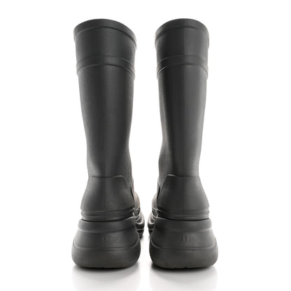 Balenciaga X CROCS Rubber Womens Rain Boots 41 Grafite 5 of 8