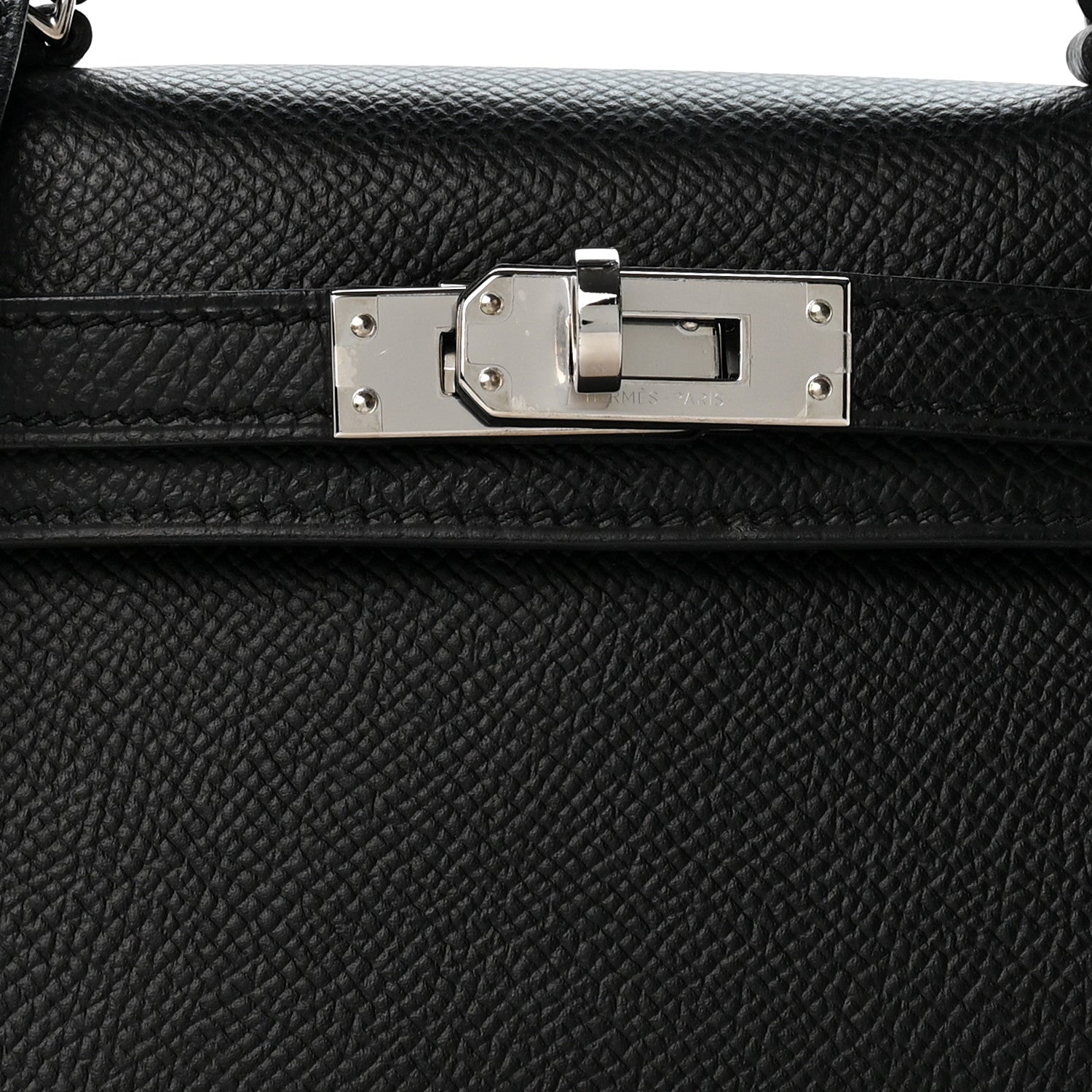 Hermes Epsom Mini Kelly Sellier 20 Black 8 of 11