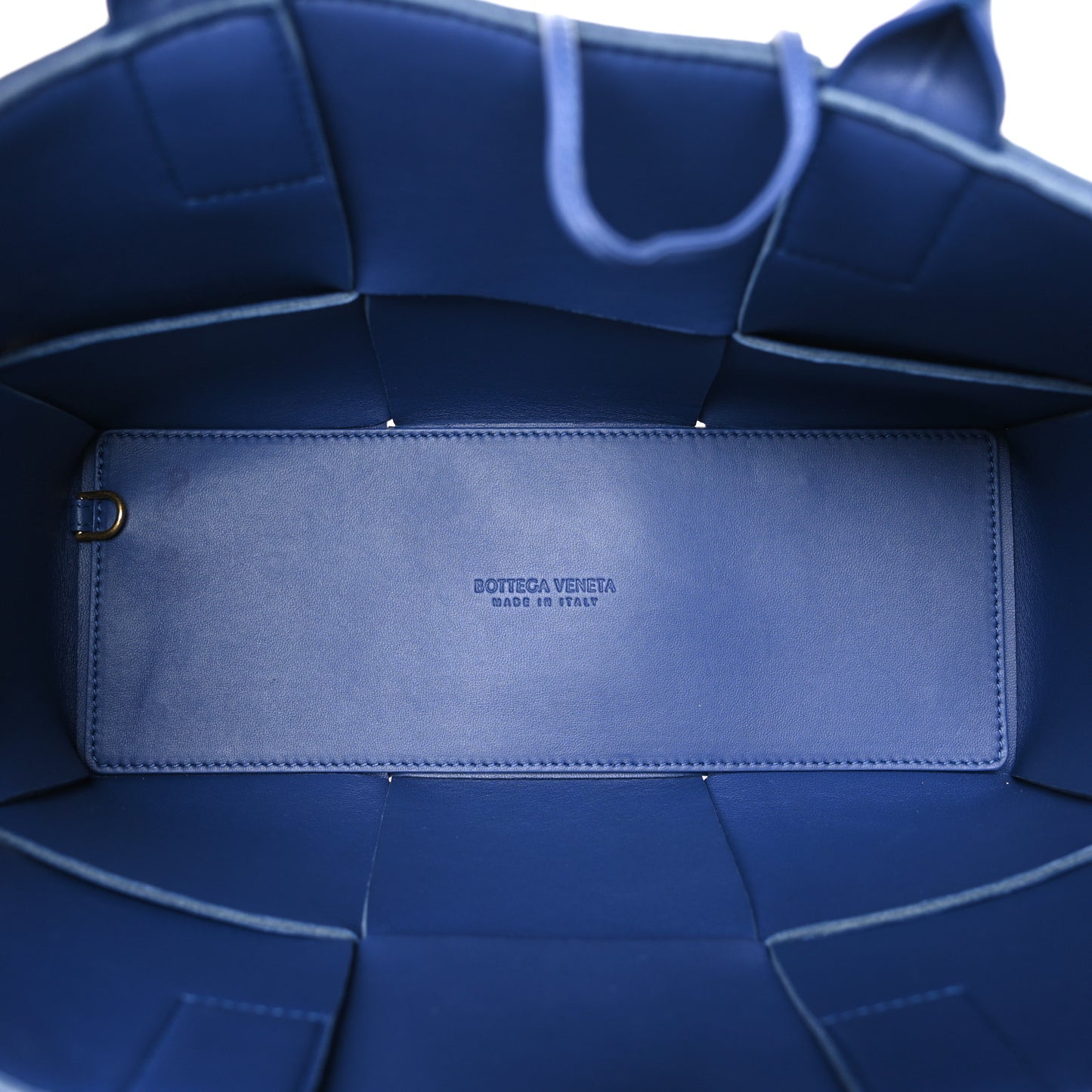 Smooth Calfskin Intrecciato Small Arco Tote Cruise