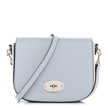 Mulberry Natural Grained Calfskin Small Darley Satchel Poplin Blue 1 of 14