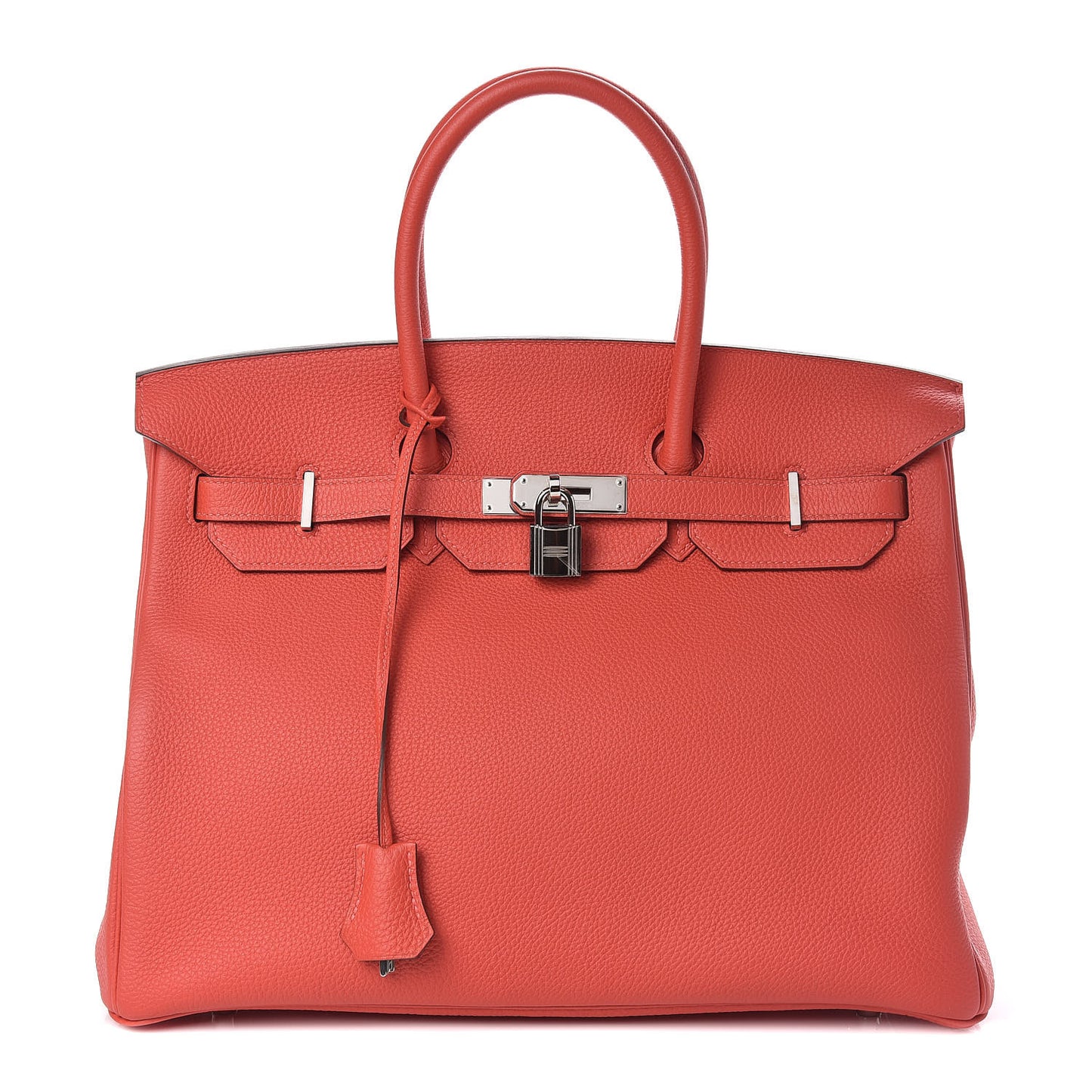 Togo Birkin 35 Rouge Pivoine