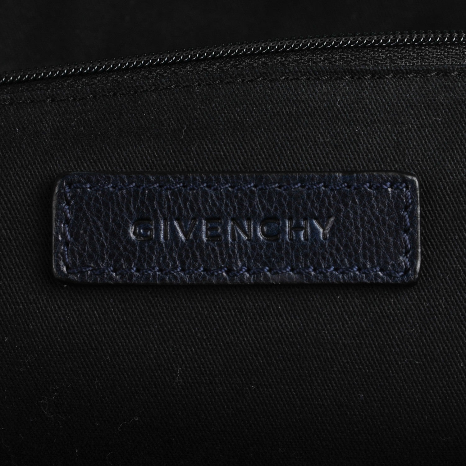 Givenchy Calfskin Large Bi-Color Antigona Duffel Black Navy 6 of 9