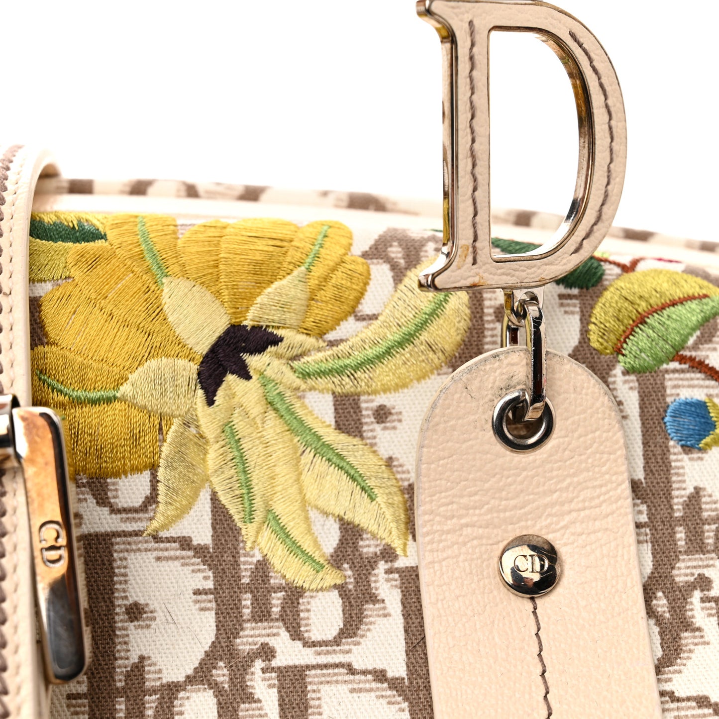 Monogram Vintage Flowers Bowler Beige
