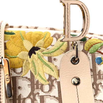 Christian Dior Monogram Vintage Flowers Bowler Beige 15 of 15