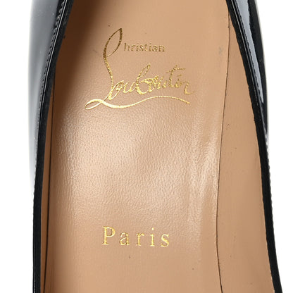 Christian Louboutin Patent Calfskin Miss Sab 85 Pumps 38.5 Black 7 of 8