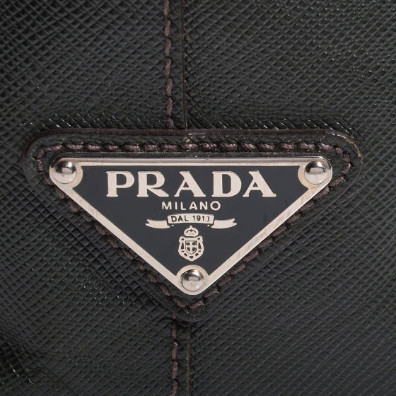 Prada Saffiano Travel Bag Militare 10 of 10