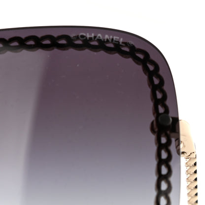 Chanel Chain Square Sunglasses 4244 Black 8 of 9