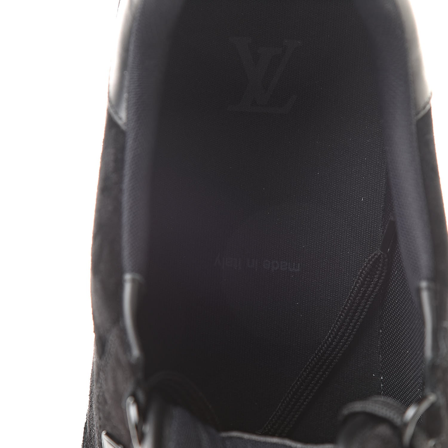 Louis Vuitton Suede Uniform Sneakers 9.5 Black 8 of 10