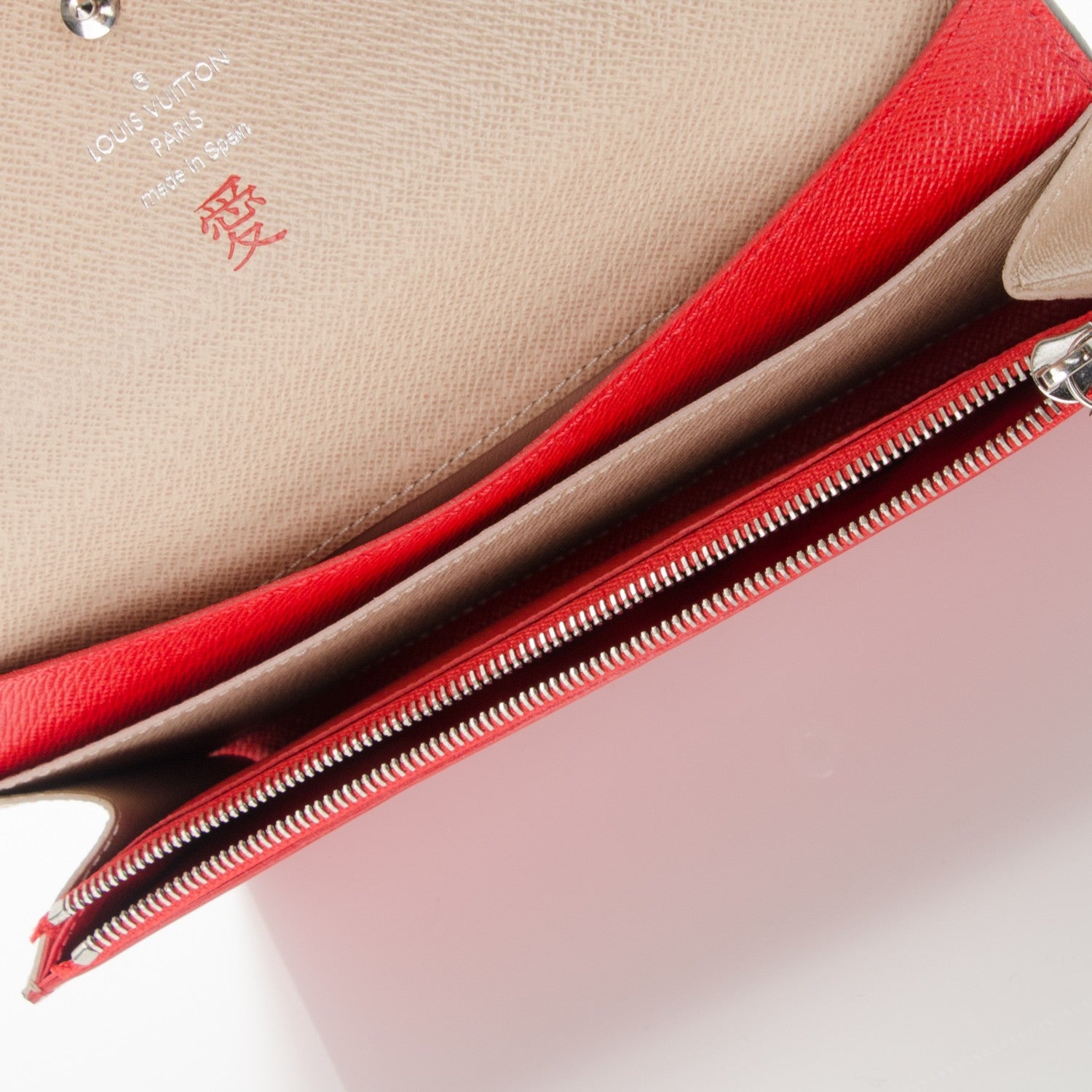 Louis Vuitton Epi Emilie Wallet Coquelicot 7 of 7