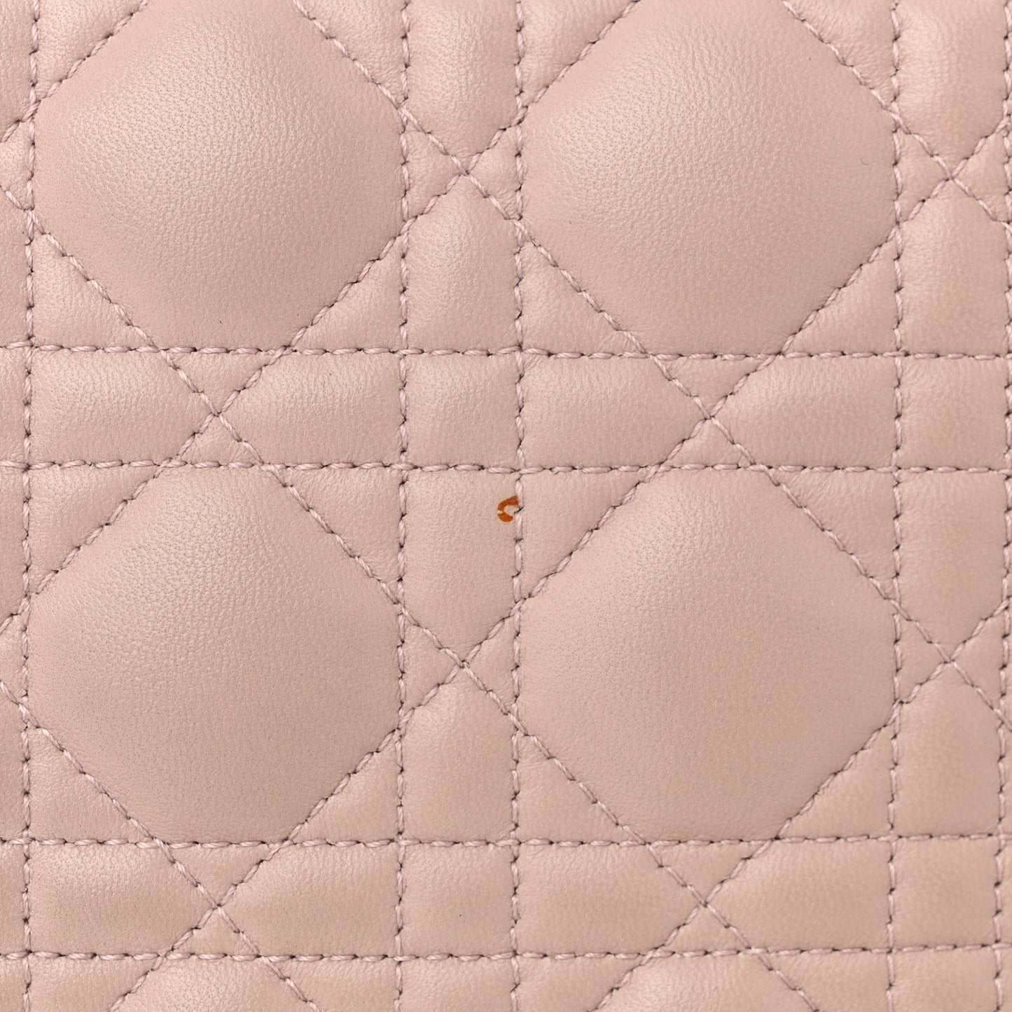 Lambskin Cannage Large Lady Dior Light Pink