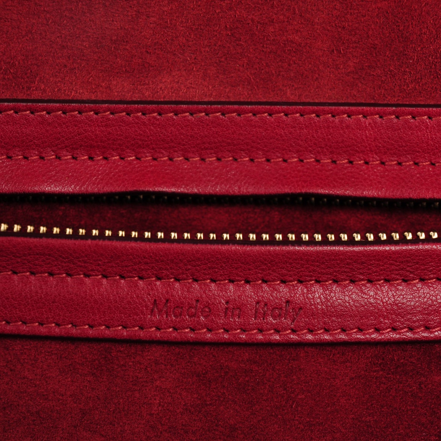 Supple Calfskin Medium Phantom Luggage Red