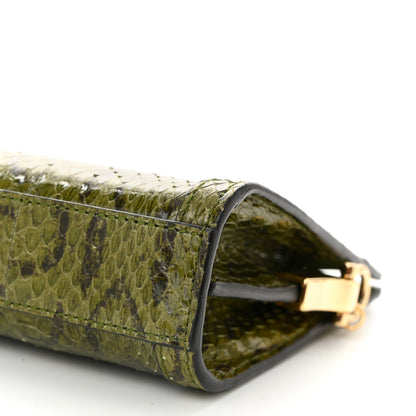 Gucci Snakeskin GG Mini Ophidia Chain Shoulder Bag Green 10 of 10