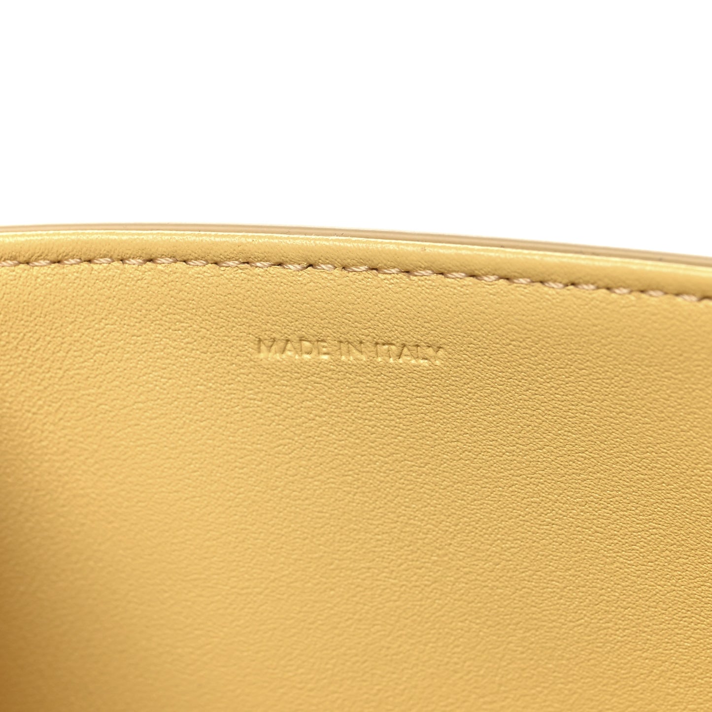 Shiny Calfskin Medium Triomphe Pollen