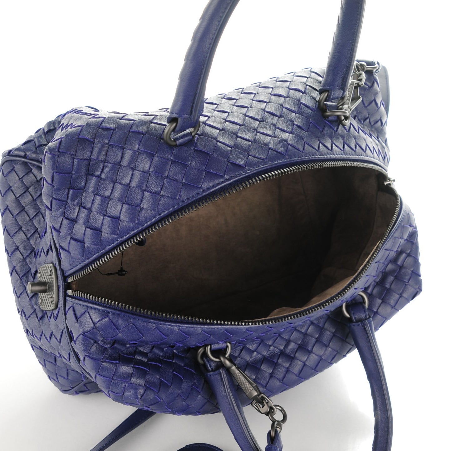 Nappa Intrecciato Boston Atlantic Blue