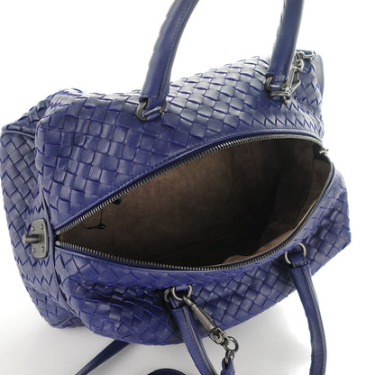 Bottega Veneta Nappa Intrecciato Boston Atlantic Blue 5 of 8