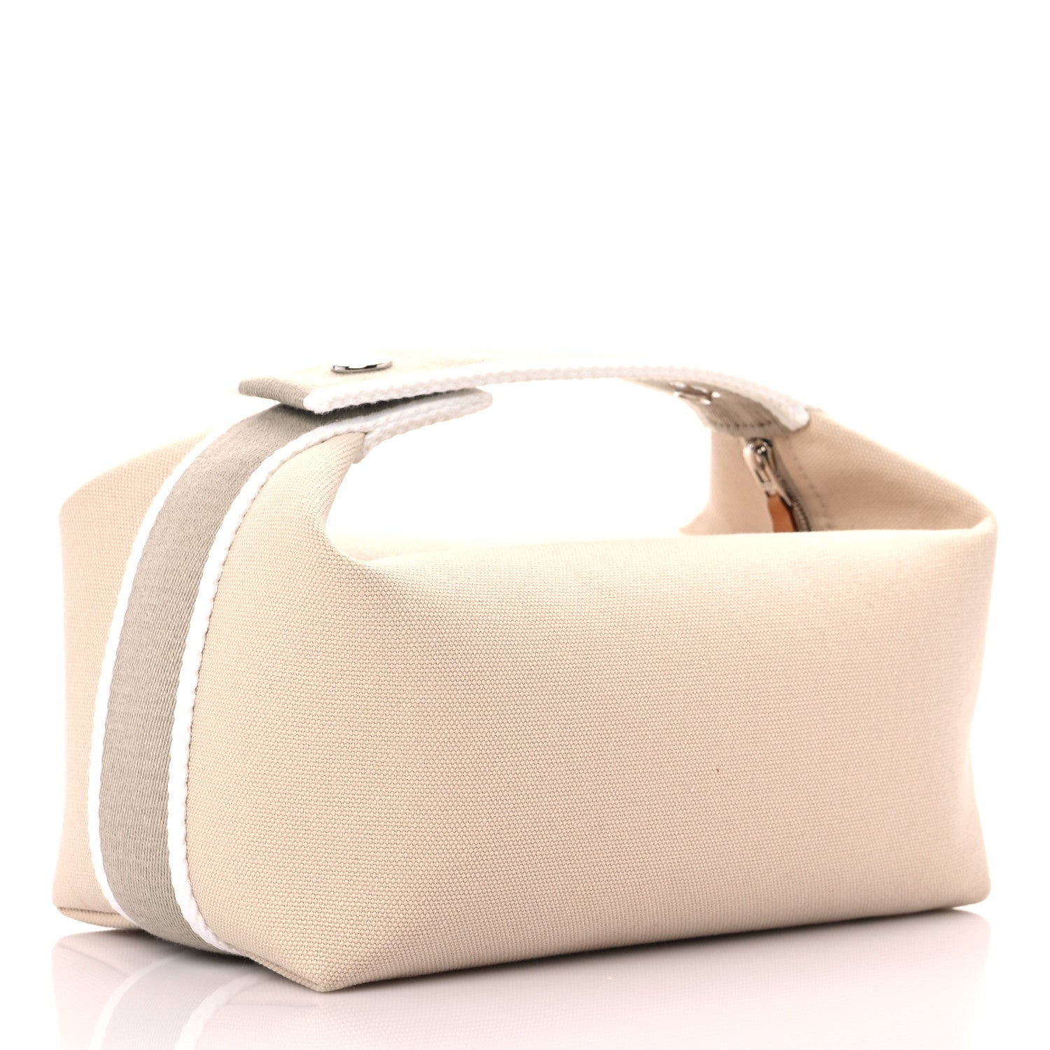 Hermes Canvas Small Bride-A-Brac Pouch Natural 3 of 8
