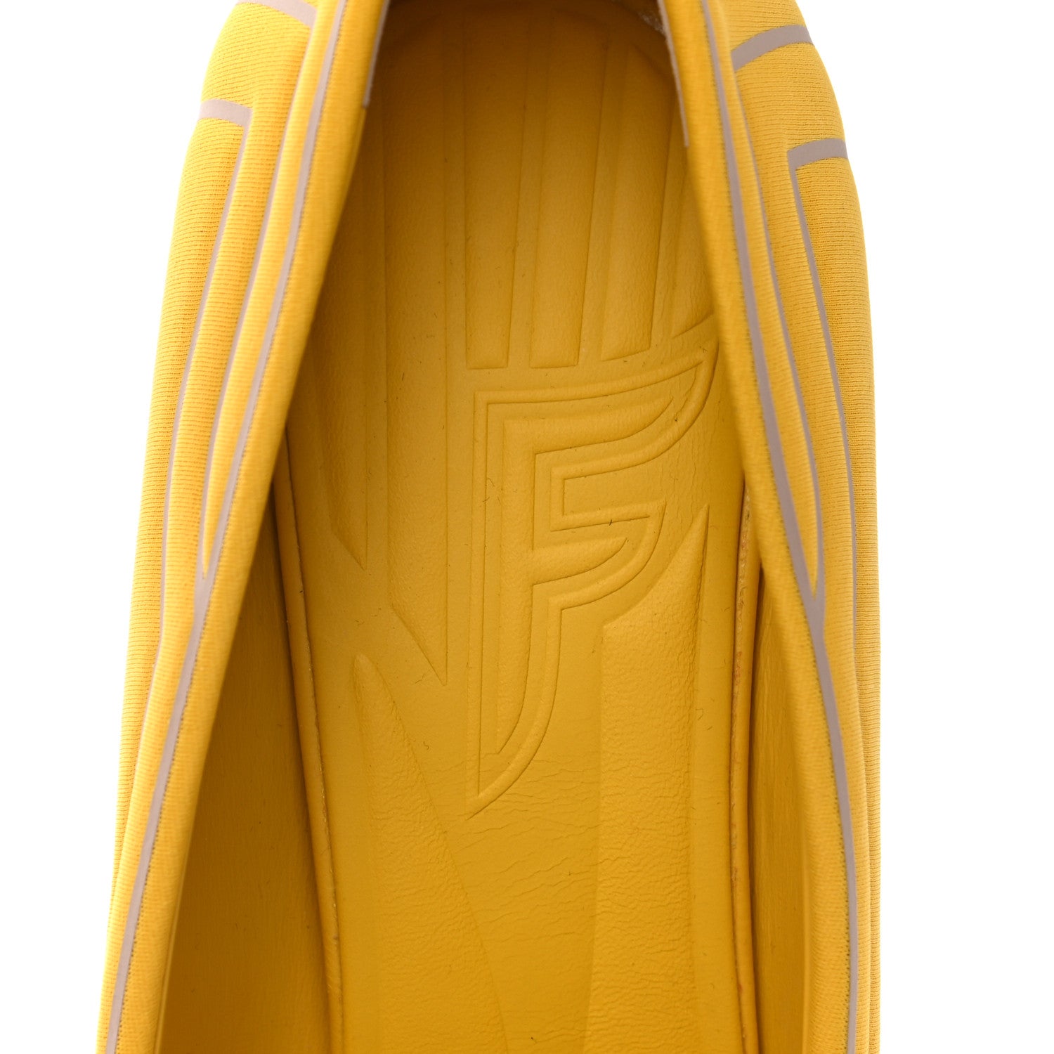 Fendi Stretch Fabric FFreedom Decollette Pumps 38.5 Rabat Desert 7 of 8