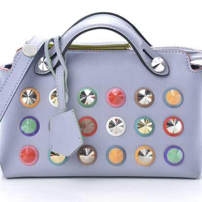 Fendi Vitello Dolce Studded Mini By The Way Boston Bag Light Purple Multicolor 8 of 13