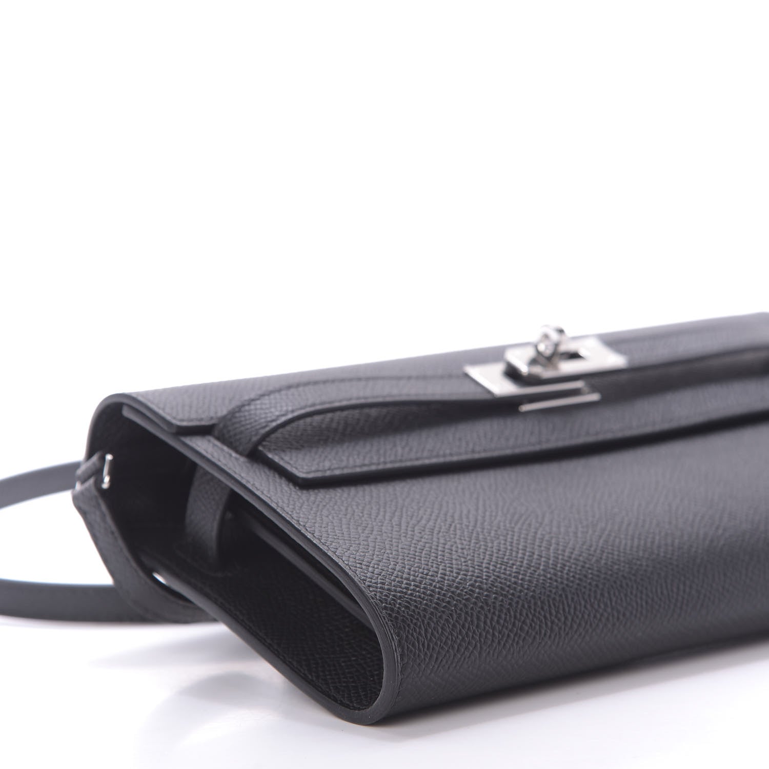 Hermes Epsom Kelly Wallet To Go Black 6 of 9