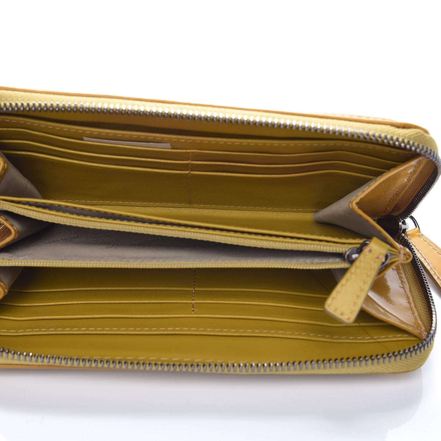 Nova Pop Degrade Large Zip Around Wallet Yellow