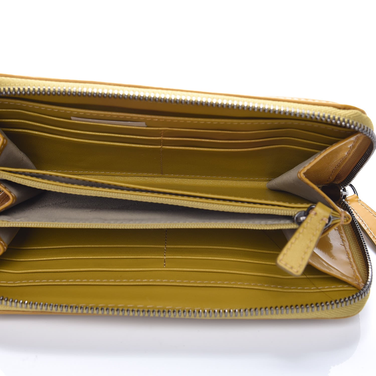 Burberry Nova Pop Degrade Large Zip Around Wallet Yellow 5 of 8
