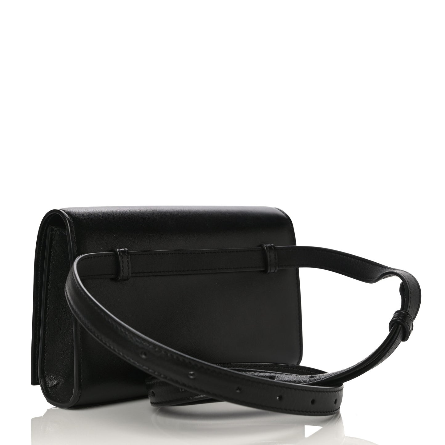 Smooth Calfskin Monogram Kate Belt Bag Black