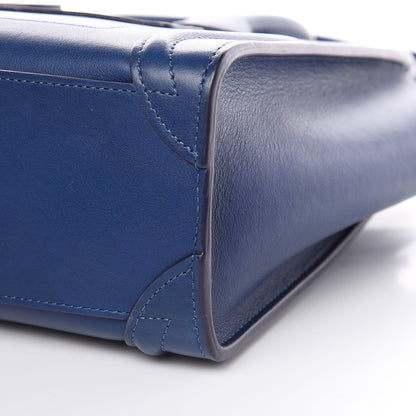 Celine Smooth Calfskin Nano Luggage Lazuli 12 of 12