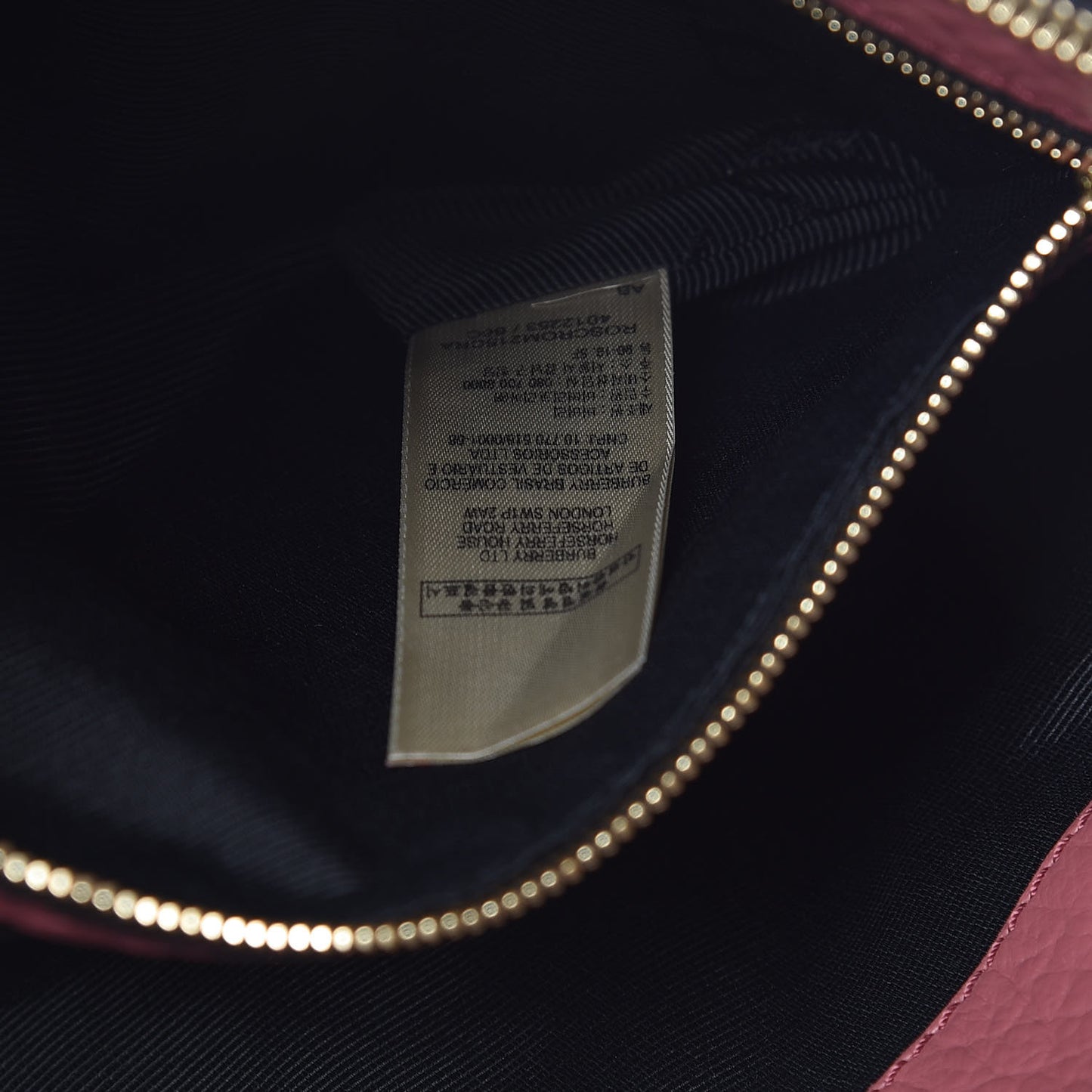 Signature Grain Calfskin Check Embossed Small Chichester Crossbody Clutch Bag Pink