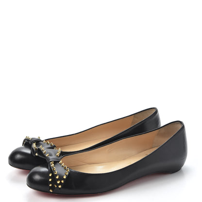Christian Louboutin Nappa Ballalarina Flats 38 Black 2 of 10