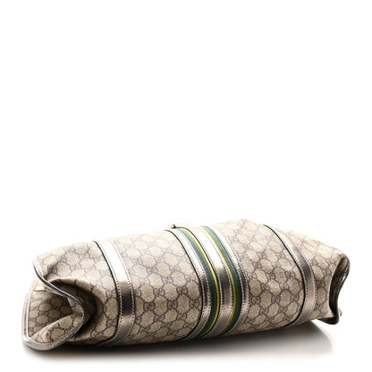 Gucci GG Plus Monogram Web Large Joy Shoulder Bag Metallic 4 of 12