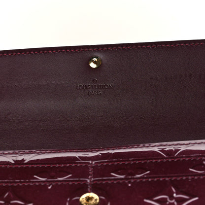 Louis Vuitton Vernis Sarah Wallet Rouge Fauviste 6 of 7