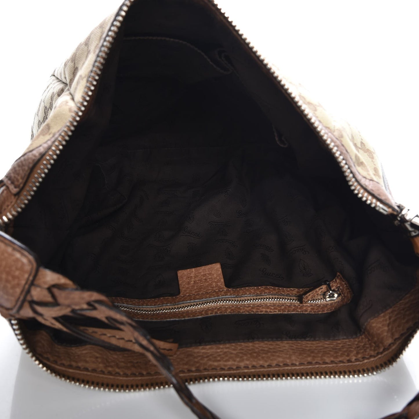 Monogram Medium Bamboo Bar Hobo Brown