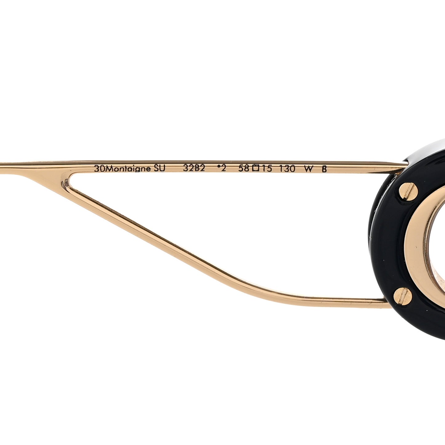 Square 30 Montaigne Sunglasses Blue