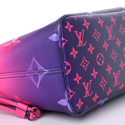 Louis Vuitton Monogram Giant Spring In The City Neverfull MM Midnight Fuchsia 7 of 8