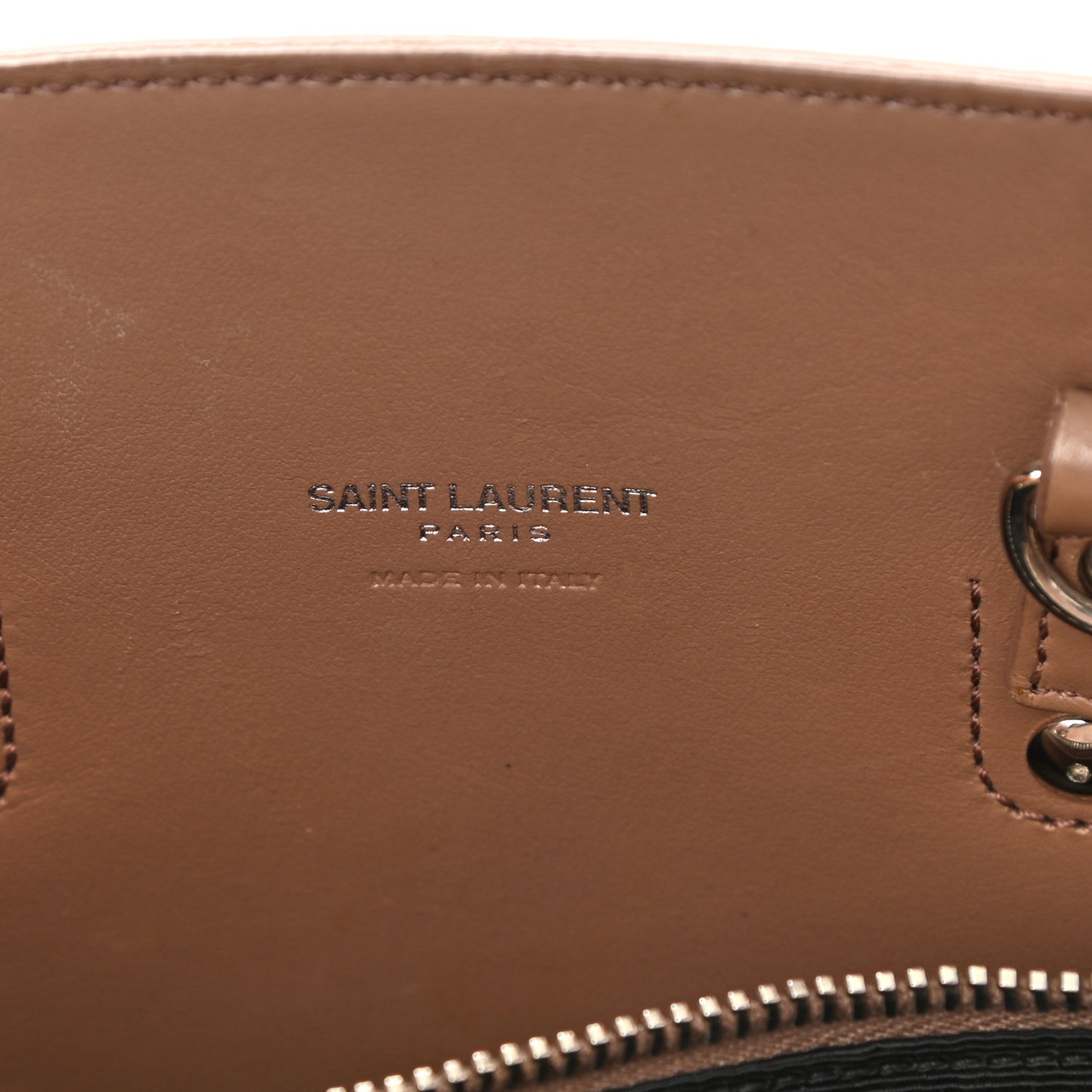 Grained Calfskin Baby Sac De Jour Taupe