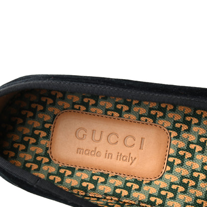 Gucci Velluto Marmara Pearl Embellished Mens Loafers 6.5 Black 7 of 10
