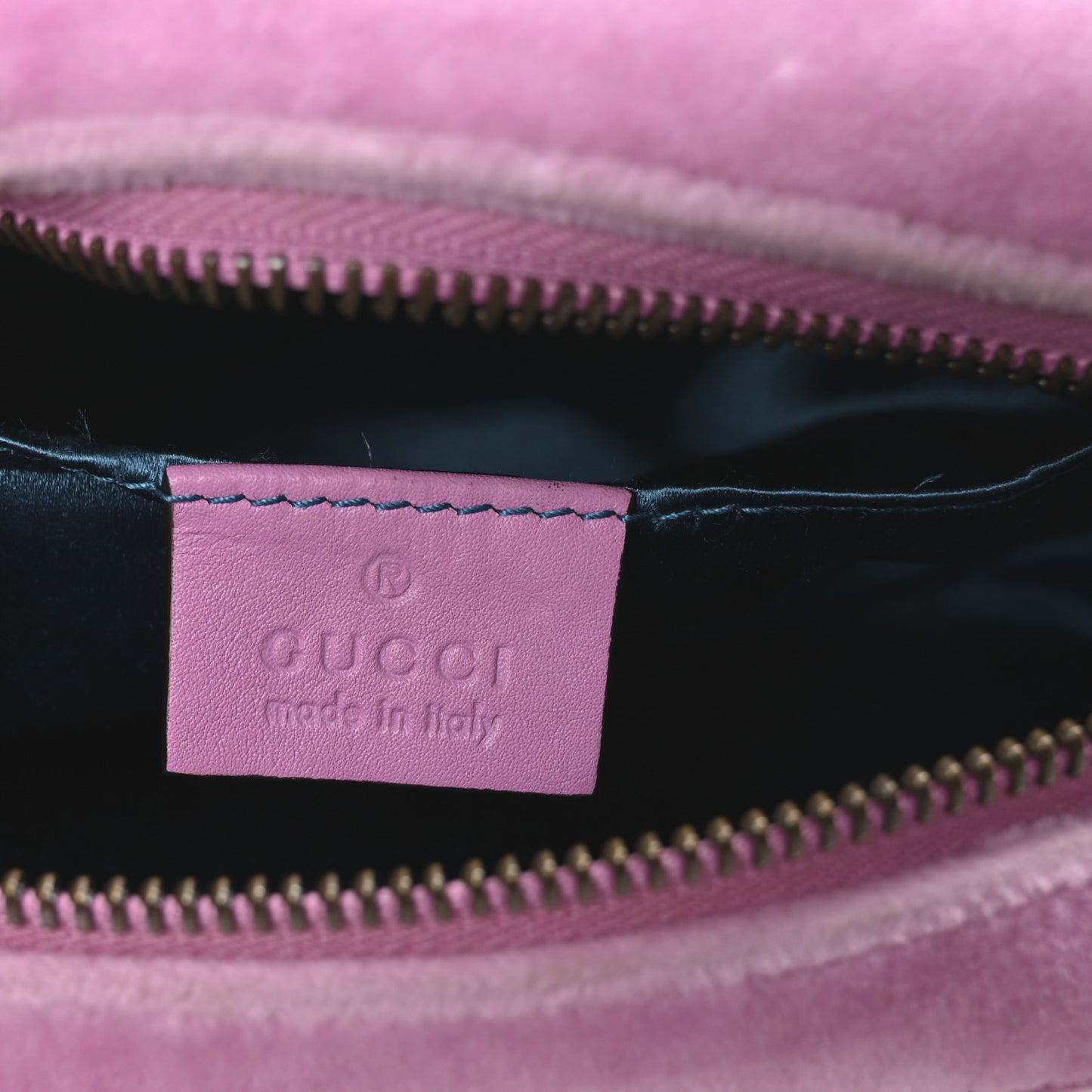 Velvet Matelasse Marquise Crystals Mini GG Marmont Chain Shoulder Bag Malva