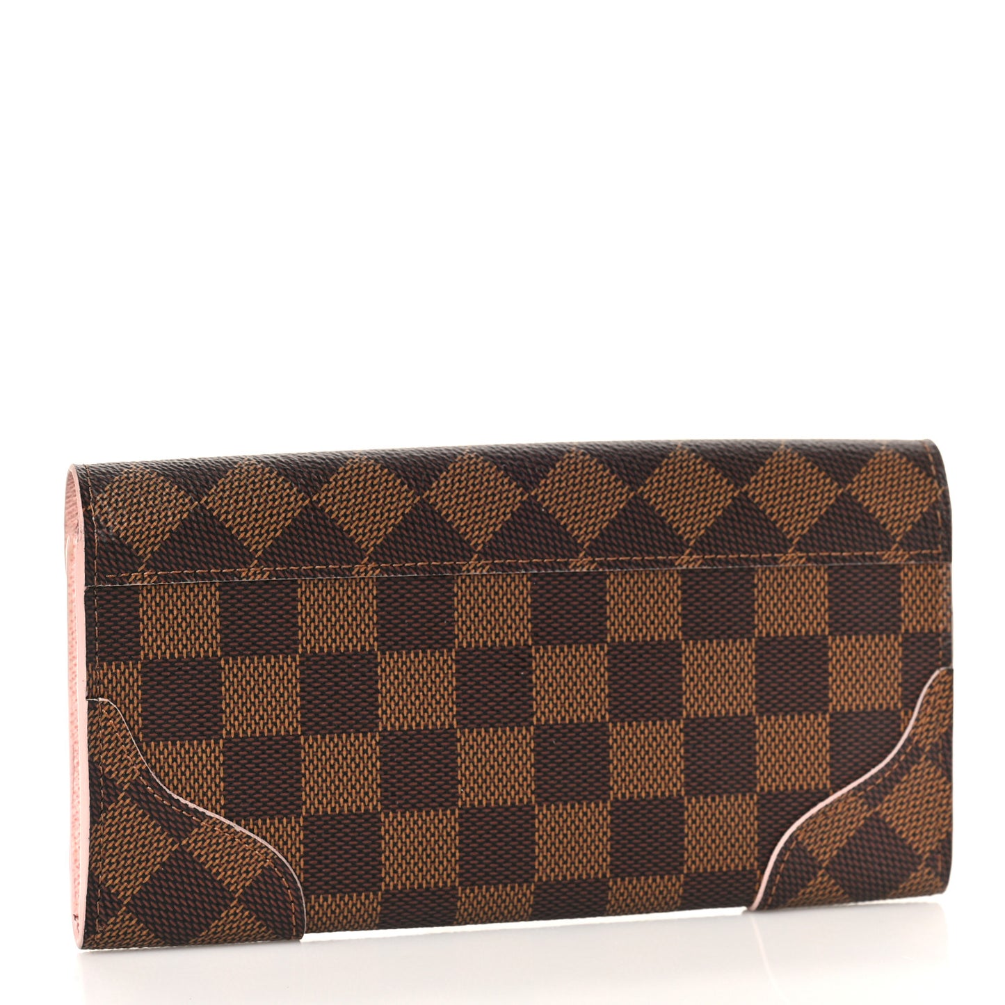 Damier Ebene Caissa Wallet Rose Ballerine