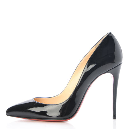 Christian Louboutin Patent Pigalle Follies 100 Pumps 36.5 Black 1 of 11