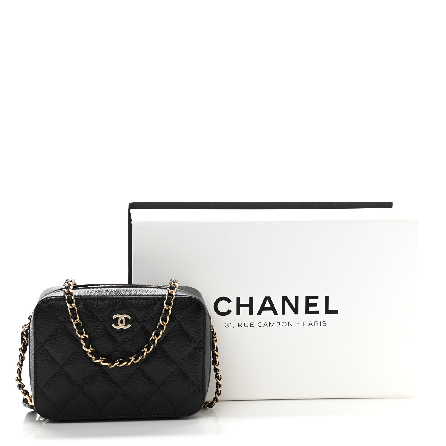 Chanel Caviar Quilted Camera Bag Black 11 of 11