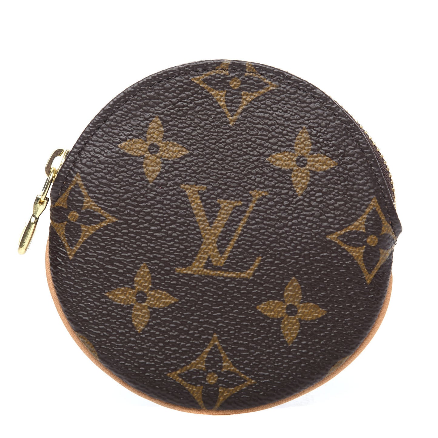 Monogram Round Coin Purse