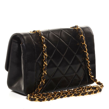 Chanel Lambskin Quilted Small Single Flap Black 3 of 8