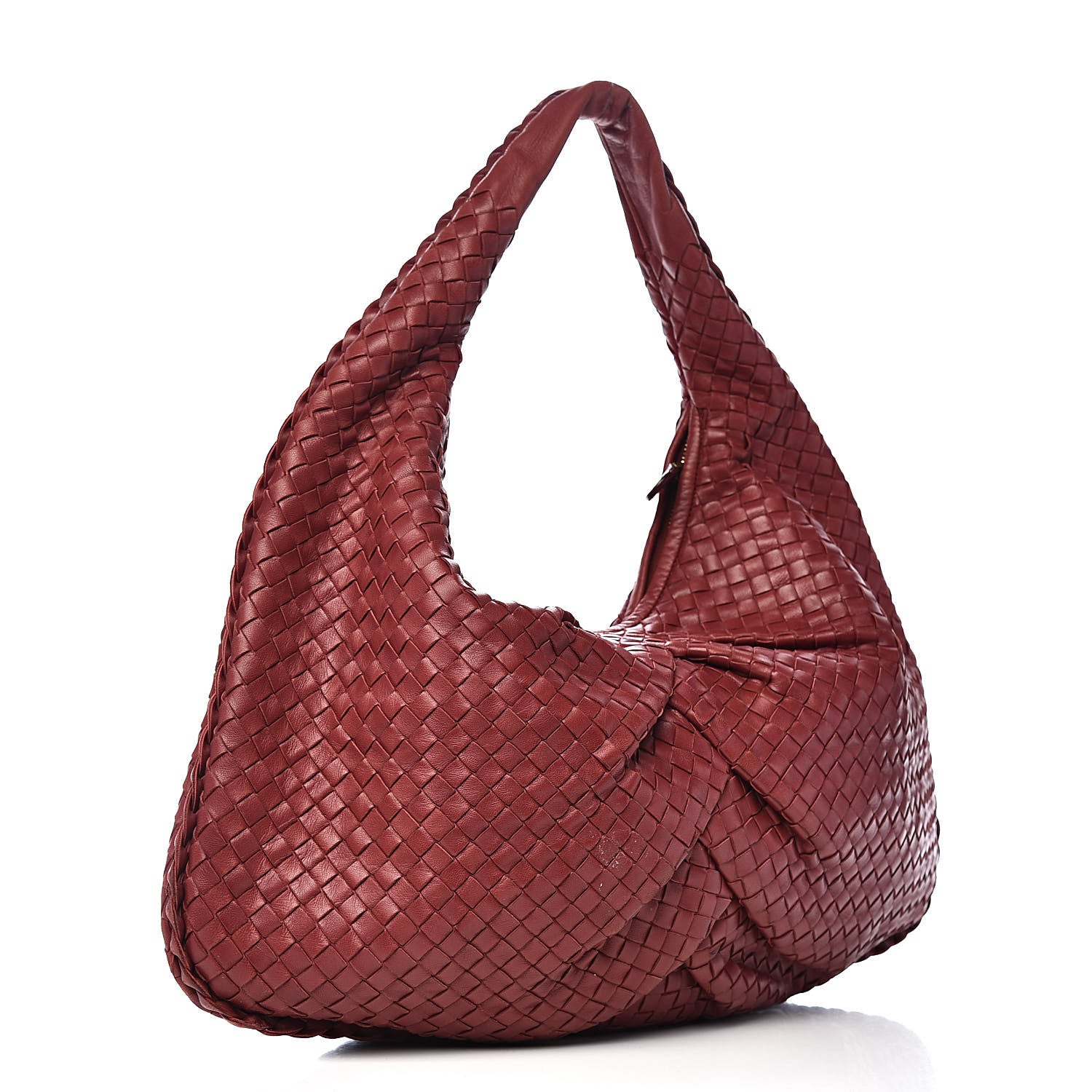 Bottega Veneta Nappa Intrecciato Pleated Large Veneta Hobo Eclipse 3 of 11
