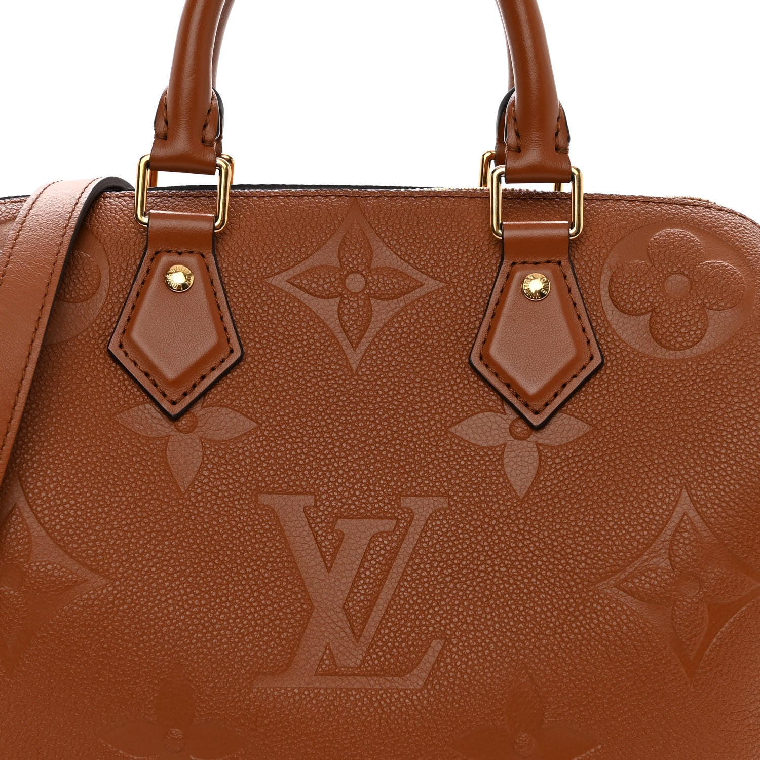 Louis Vuitton Empreinte Monogram Giant Speedy Bandouliere 25 Cognac 7 of 9