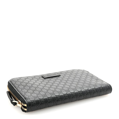 Gucci Microguccissima Zip Around Wallet Black 4 of 8