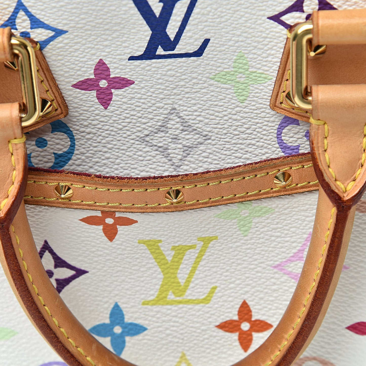 Monogram Multicolor Trouville White