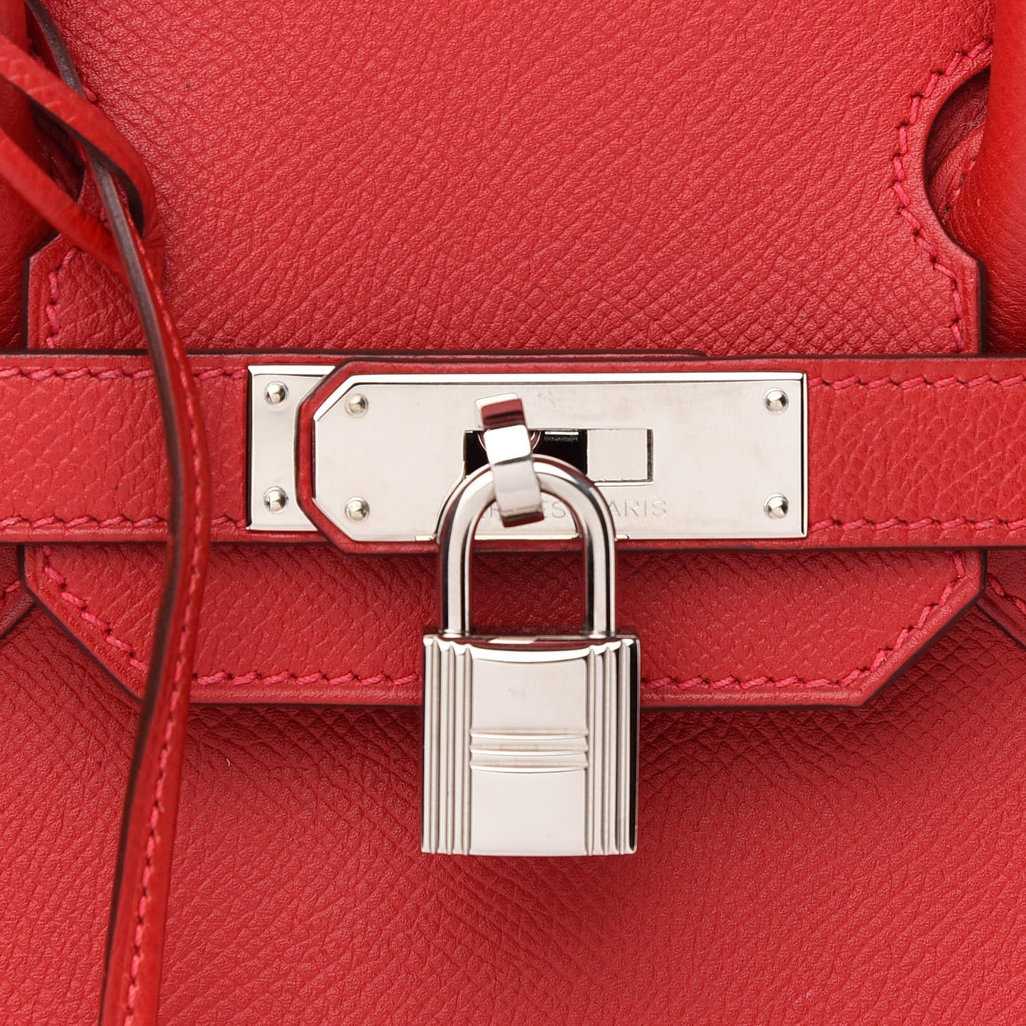 Epsom Birkin 30 Rouge Casaque